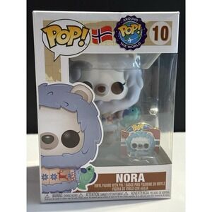 Funko Pop! Around the World #10 Nora w/ Pin – Norway 2020 Vaulted Vinyl Figure
